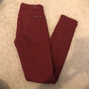 7 for all mankind skinny jeans